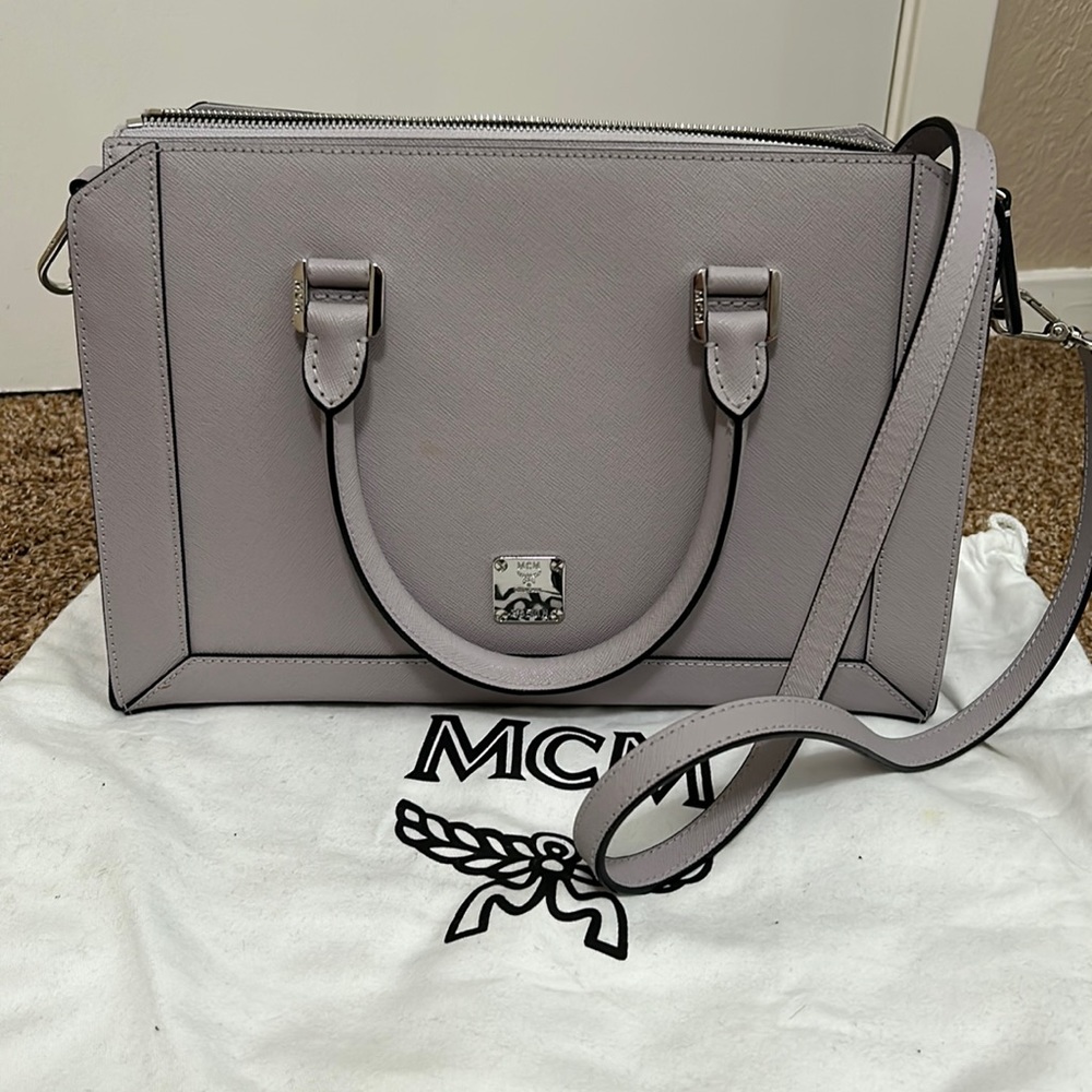 Used like new MCM Tote bag with shoulder strap
